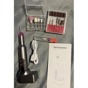 New Nail Drill, Cordless Electric Nail Drill Professional Efile Nail Drill Kit